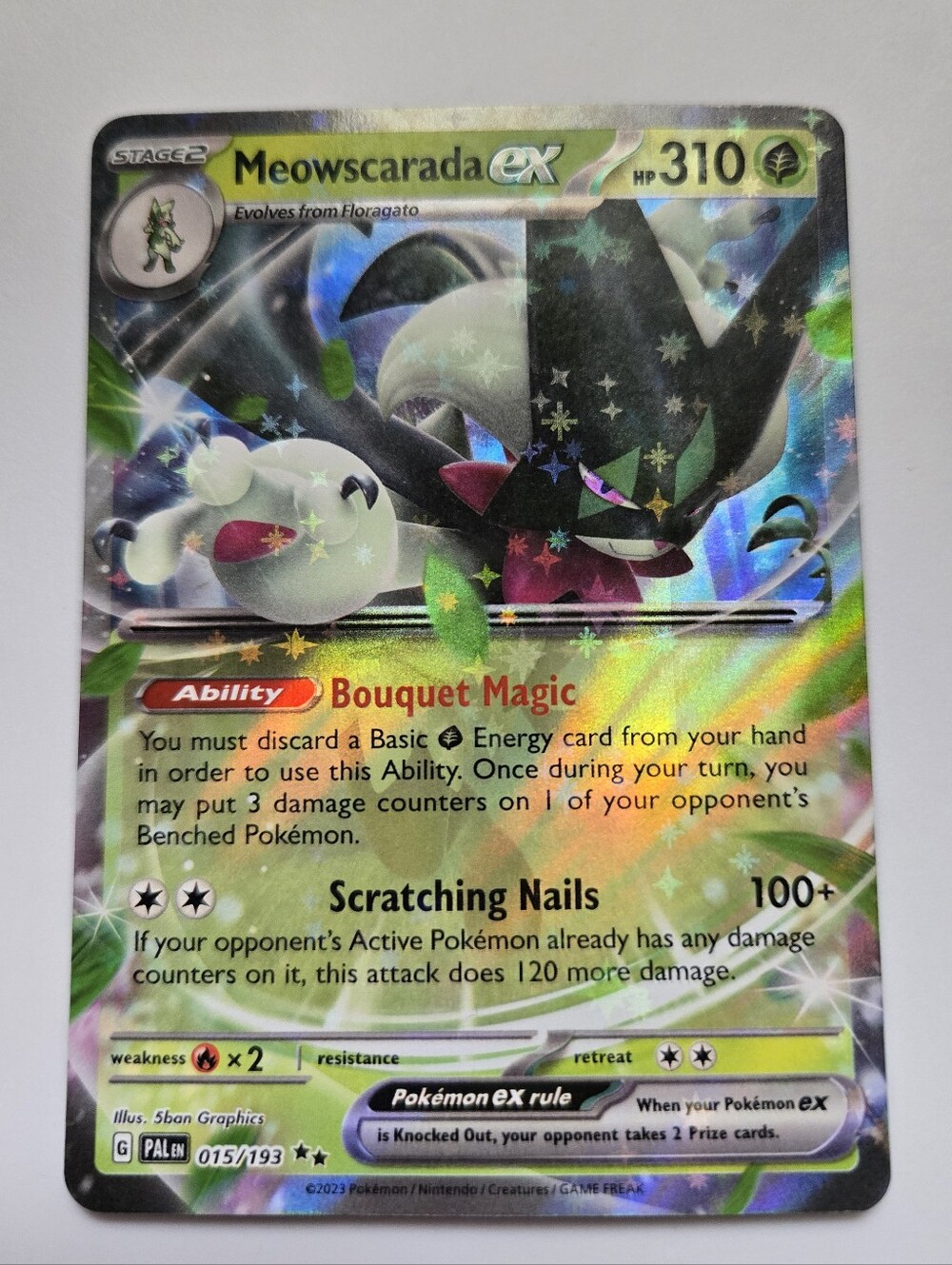 Pokemon Meowscarada Ex #15